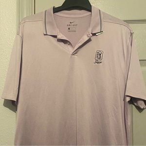 TPC Sawgrass Nike Golf Polo Shirt Medium Purple